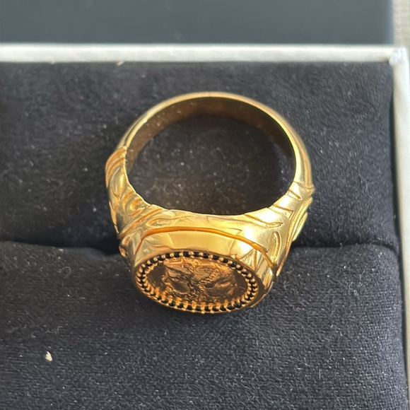 Missoma HARRIS REED JANUS LOCKET SIGNET RING - Picture 5 of 6